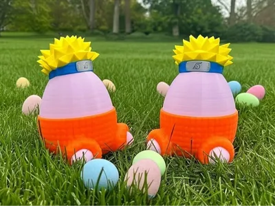 Naruto knitted easter egg