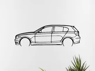 Bmw serie 1 e87 becquet wall art 