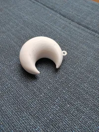 Pendentif lune - Charme croissant mignon — photo 3