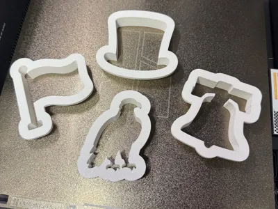 Americas Birthday Cookie Cutter Set Patriotic Pack