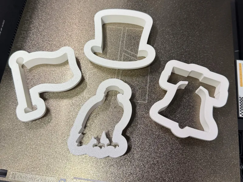 Americas Birthday Cookie Cutter Set Patriotic Pack
