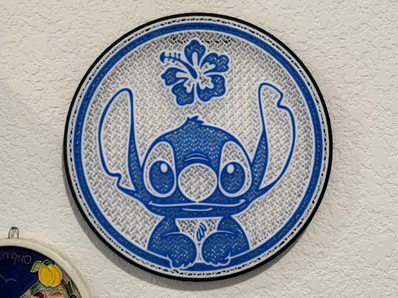 Aloha Stitch Pin board display