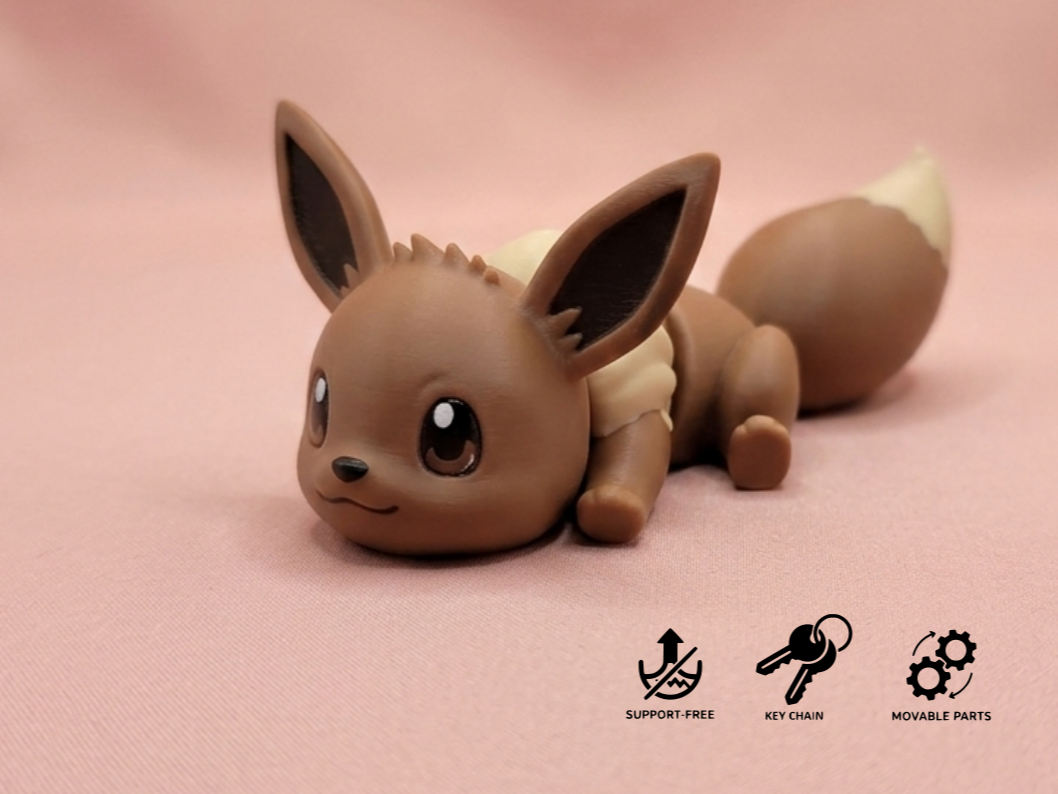 Miniatura 1 do modelo 3D Articulated Eevee 