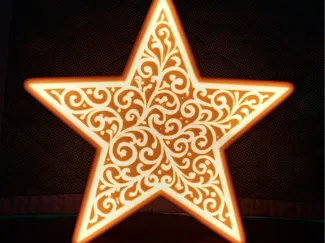 Filigree Star Lightbox