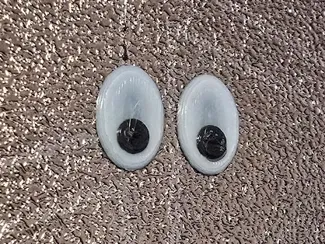 Googley eyes for toilet sheep