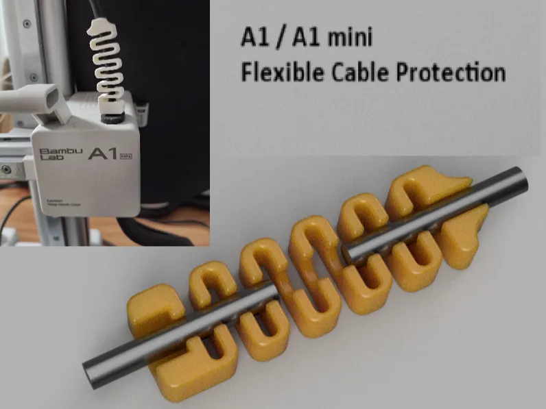 A1/A1mini Flexible cable protection