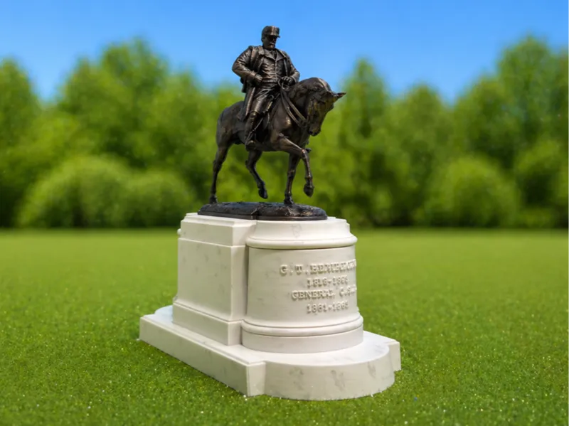 G.T. Beauregard New Orleans Statue Faux Bronze!
