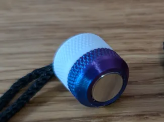 Magnetic cord loop keychain 10x2mm 