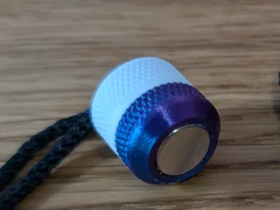 Magnetic cord loop keychain 10x2mm 