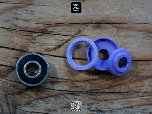 608 Bearing Updated. Easier to print