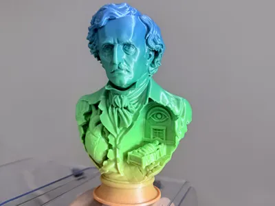 Edgar Allan Poe Tell Tale Heart Bust