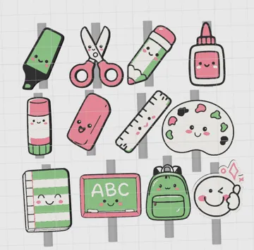 Accesorio para boquillas: Charms for kids school backpack — vista de referencia 5