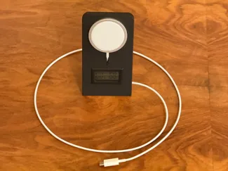 Universal iPhone Standby Stand w/ Temp & Humidity