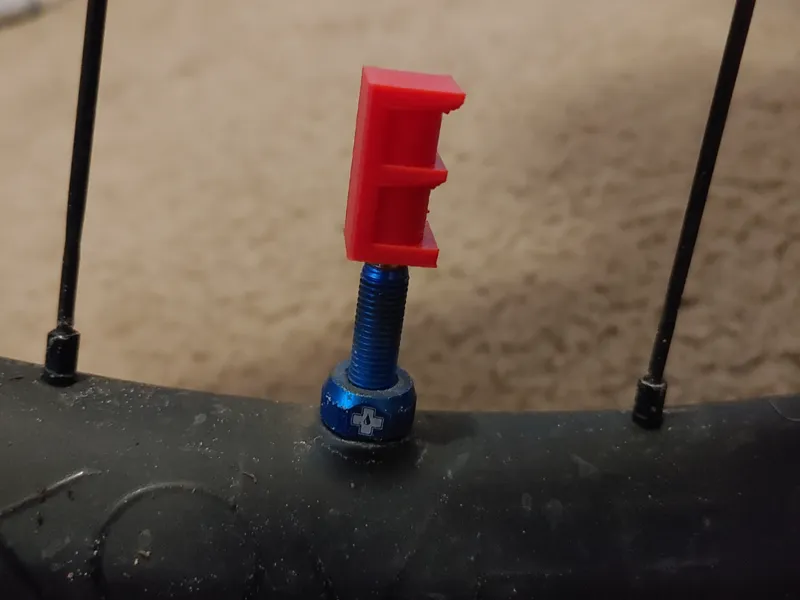 Letter E Valve Cap