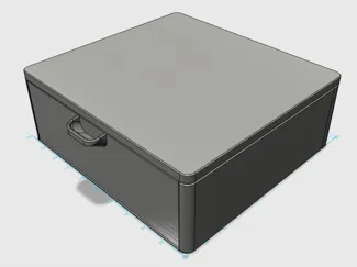 Modular Gridfinity Drawer 5x5x10U (one piece)