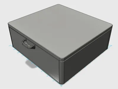 Modular Gridfinity Drawer 5x5x10U (one piece)