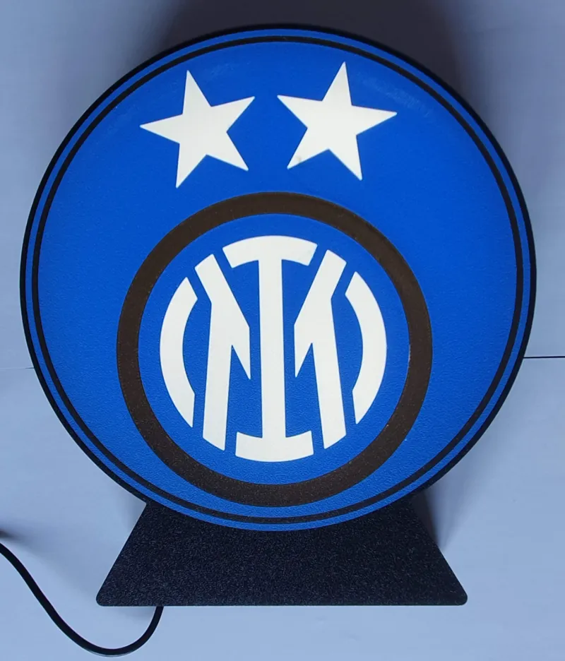 F.C. Internazionale Milano Lightbox LED Lamp