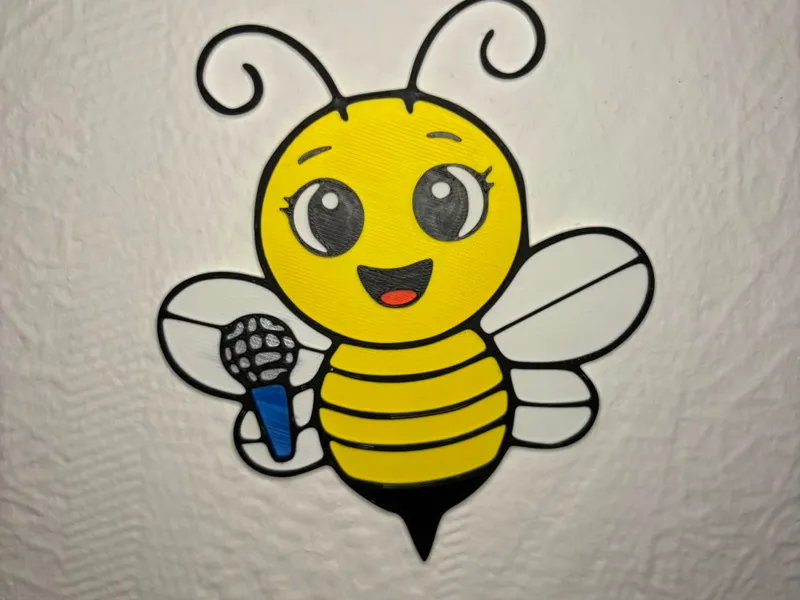 Ausmalbilder Insekten ( Biene, Libelle )