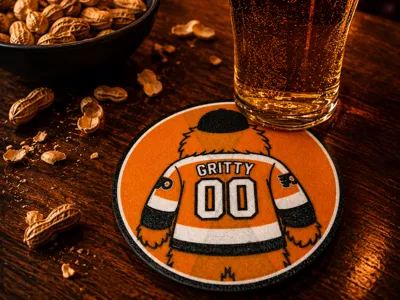 Sous verre Gritty des Philadelphie Flyers