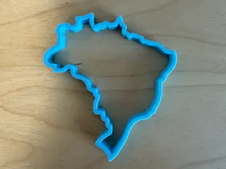 Brazil country outline