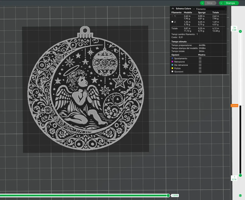 Christmas ornaments - Angel by Luc3D - MakerWorld