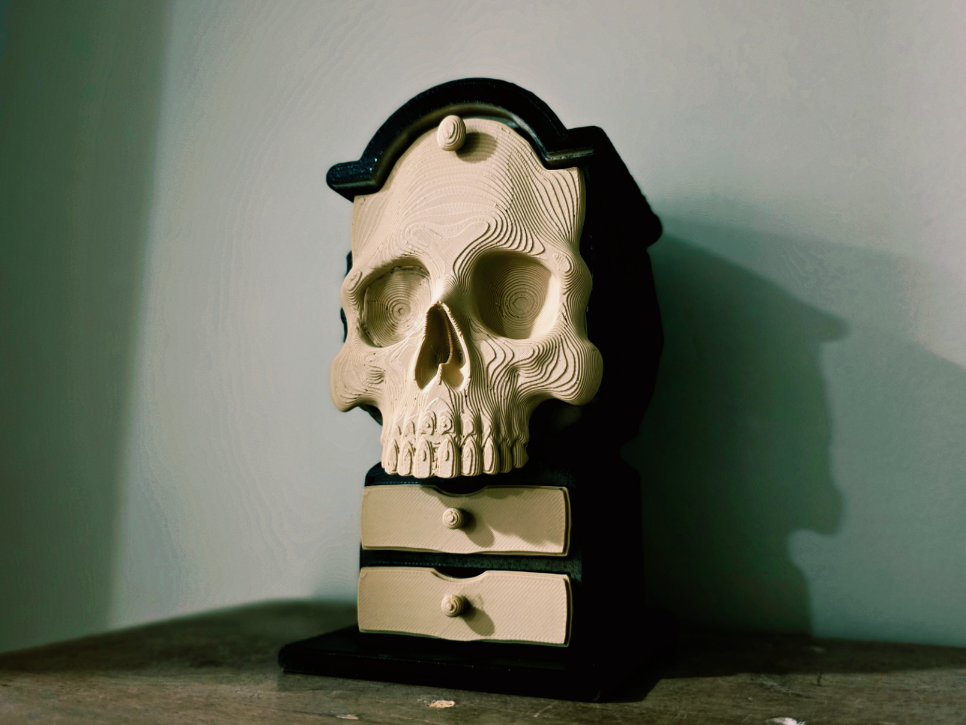 Skull Wardrobe - 3 Drawer 3D model