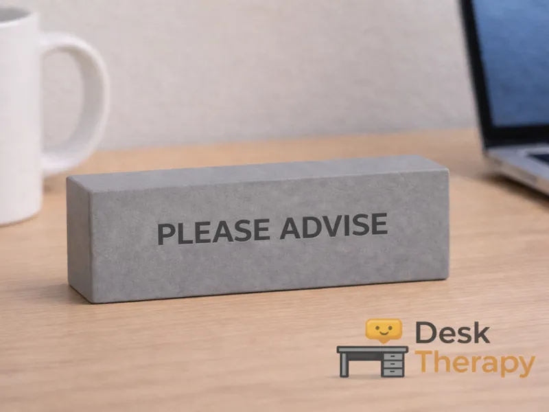 Desk Therapy Mood Brick – Please Advise