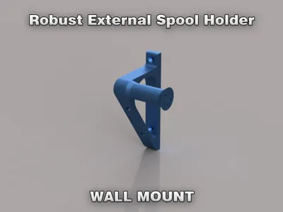 Robust External Spool Holder (Wall mount)