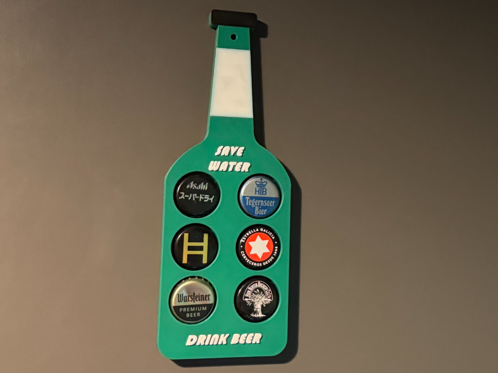 Beer Bottle Cap Display