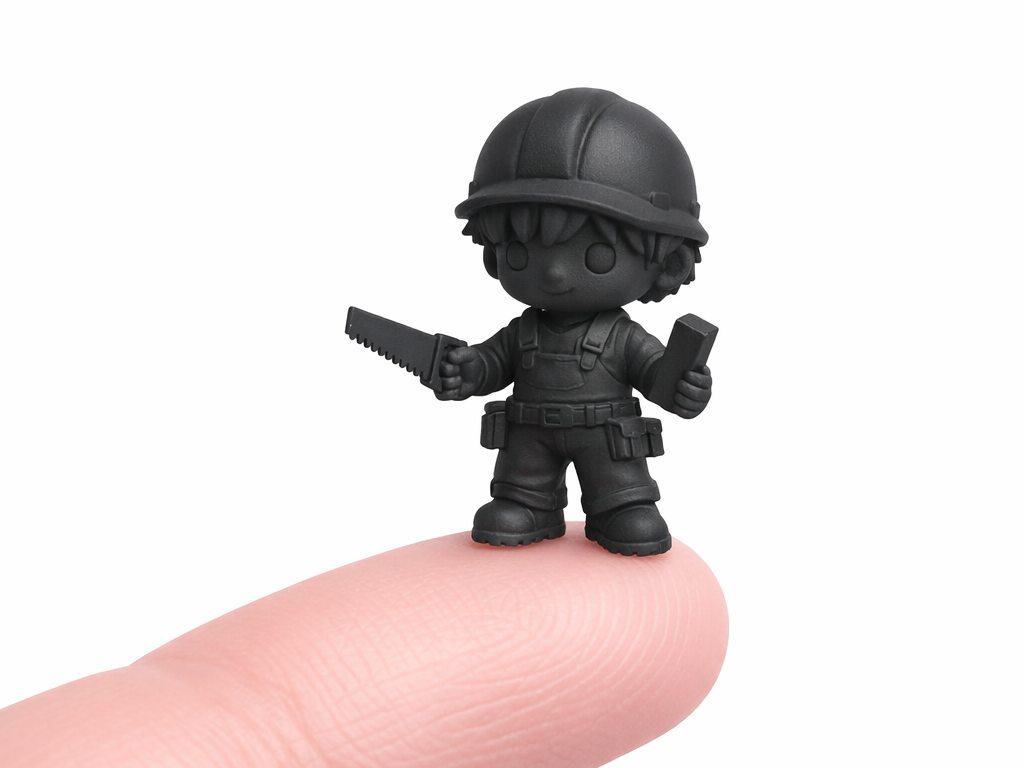 Chibi Carpenter 30mm – Mini Worker Figure