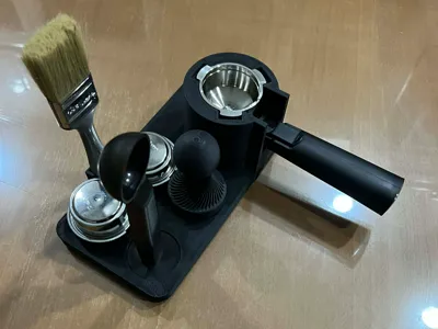 Coffee Machine Accessory Station