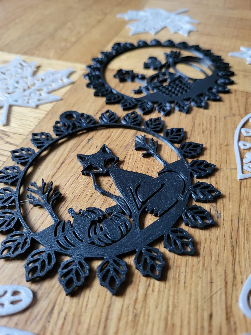 Autumn & Halloween Hanger Collection — fall leaf - Free 3D Print Model ...