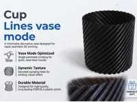 0.2mm layer, 1 walls, 0% infill