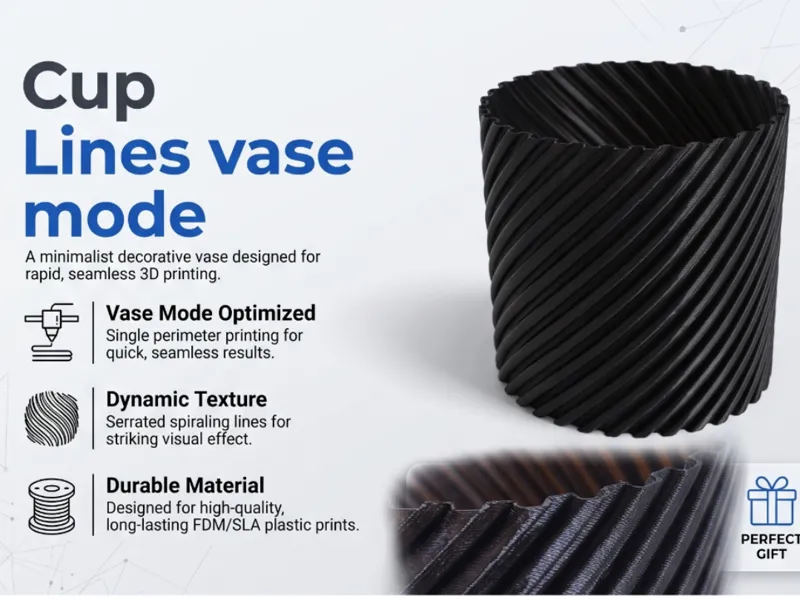 Cup vase mode