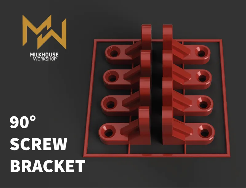 90 degree screw bracket - Kit Card