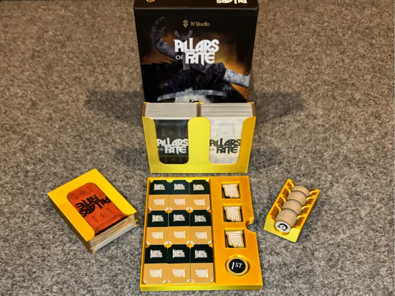 Pillars of Fate Board Game Inserts