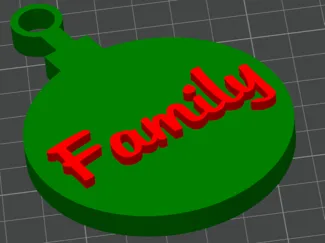 Christmas ornament - Family