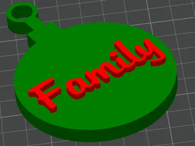 Christmas ornament - Family