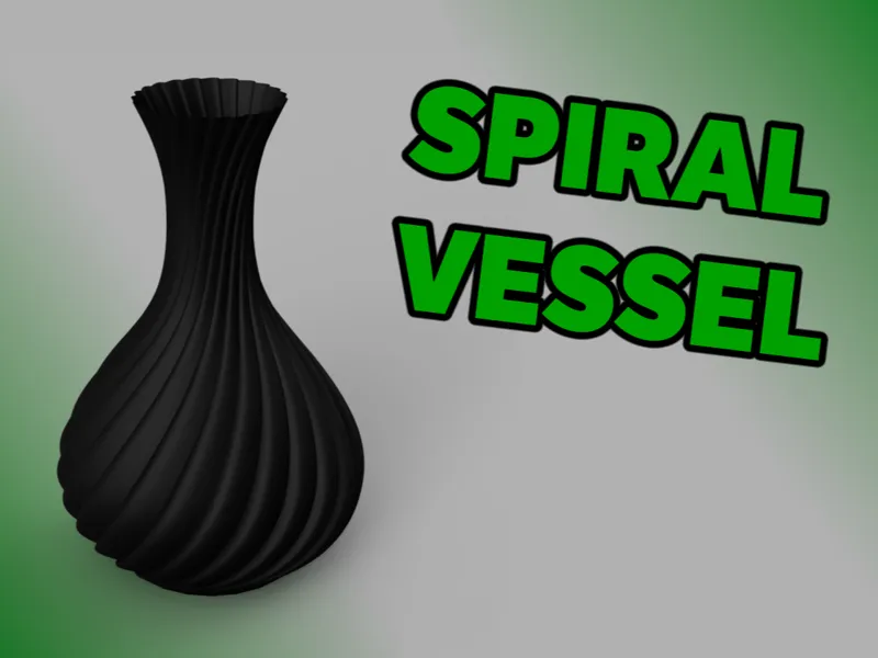 Elegance Spiral Vase - Vaso Spirale Eleganza