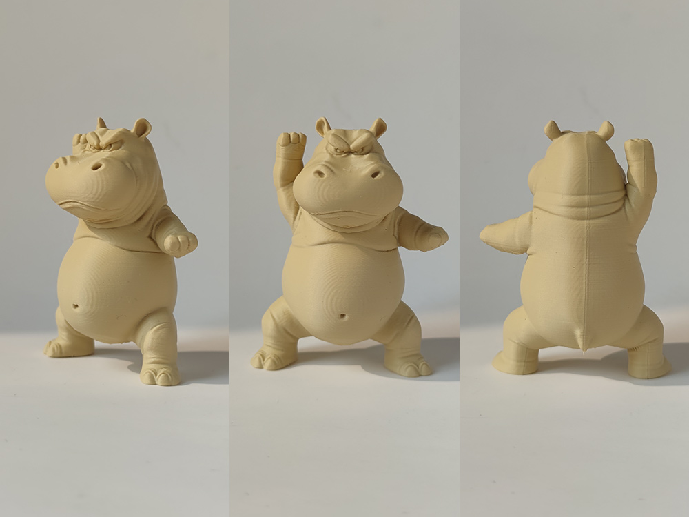 Miniatura 1 do modelo 3D 河马做瑜伽 