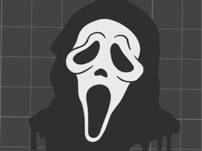 ghostface llavero (keychain)