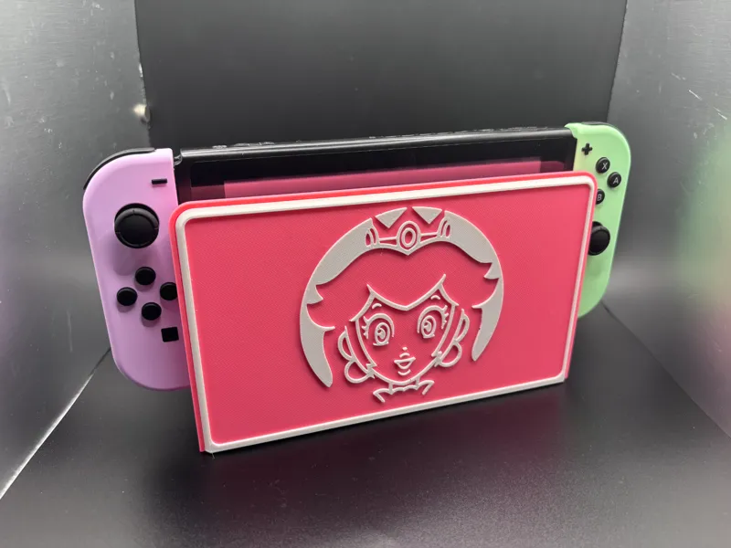 Princess Peach Nintendo Switch 1 Slip on cover