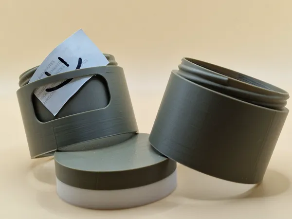 Boîtes de rangement rondes empilables à visser