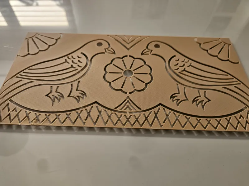 Birds & Daisy - Wood Carving Templates/Patterns