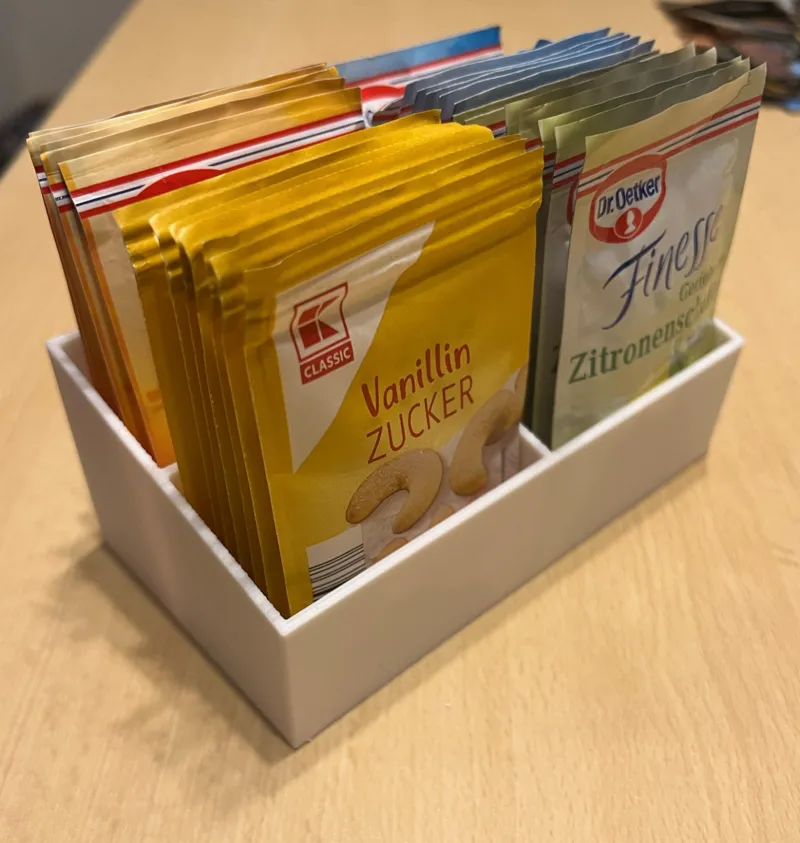Kitchen organizer for baking ingredients