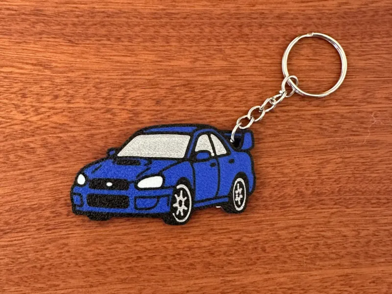 Subaru Impreza WRX Tooned Keychain