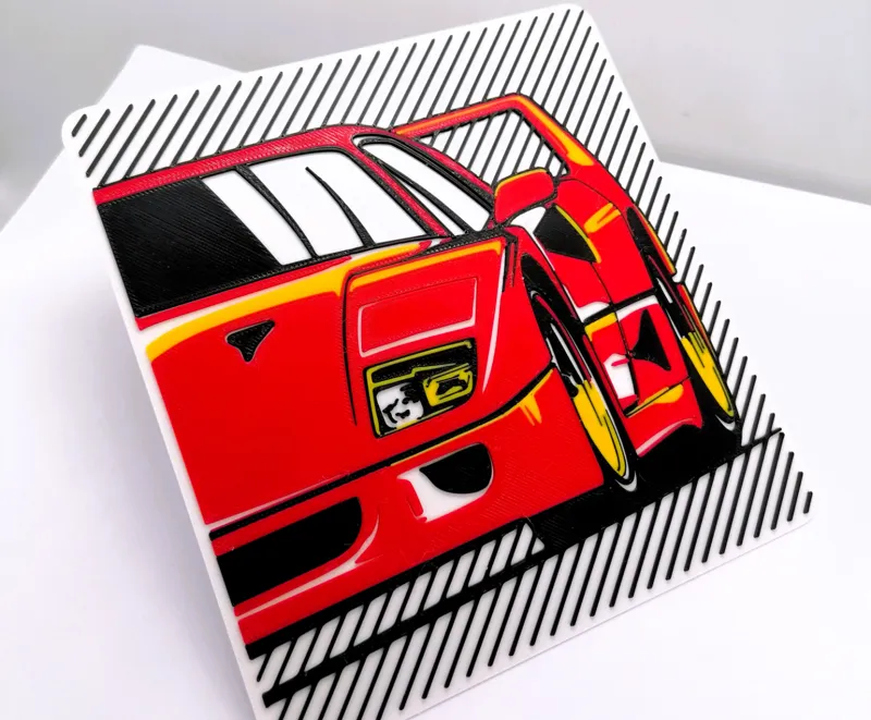 Ferrari F40 Wall Art