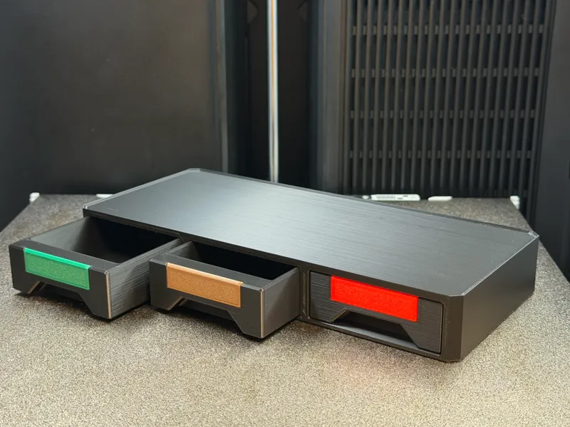 積み重ね可能なラベル交換可能ストレージシステム