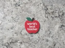 Worlds Best Teacher Fridge Magnet