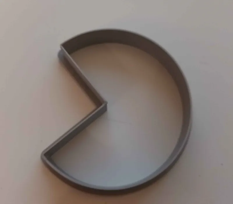 Pac Man cookie cutter